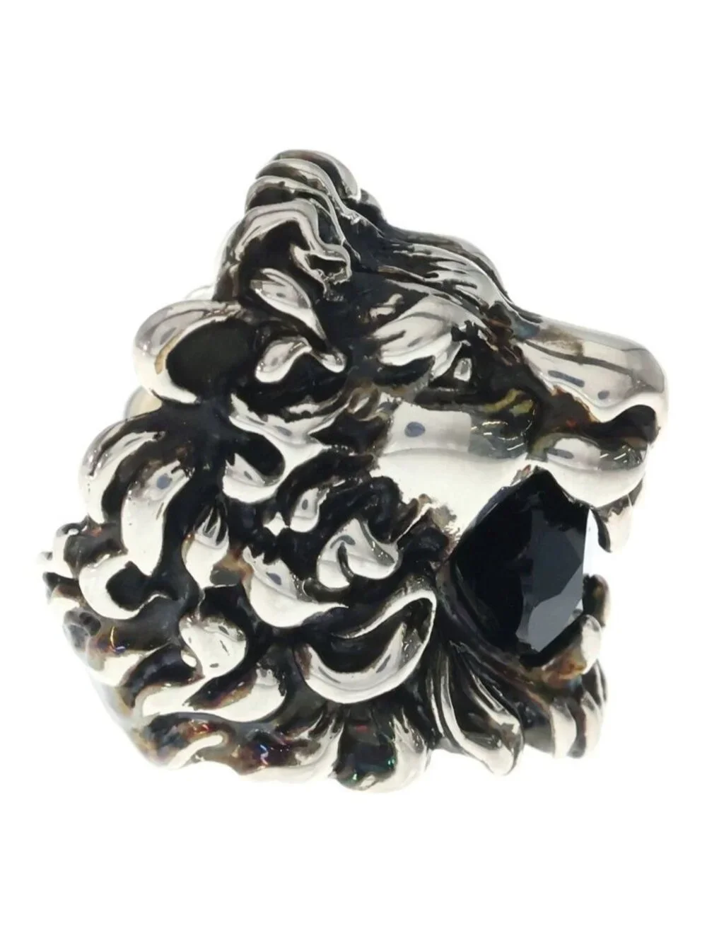 Gucci on Black Ring Silver